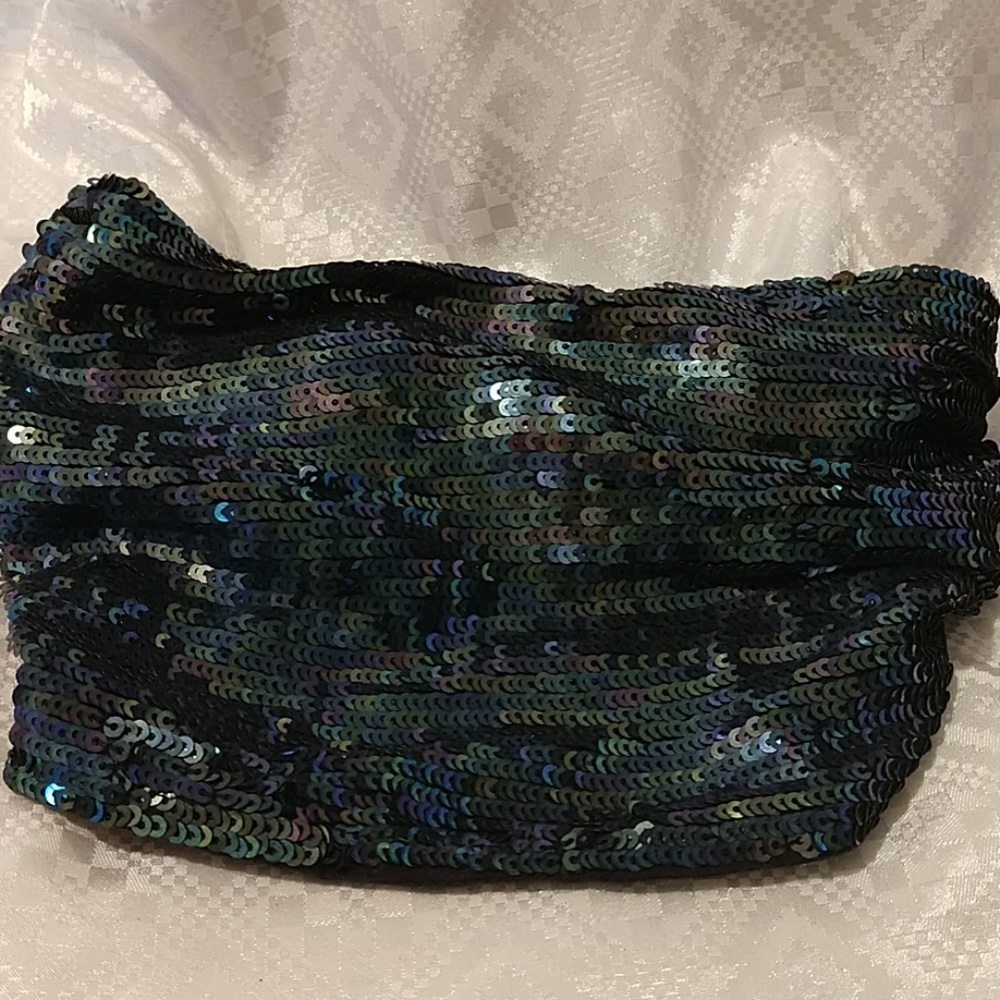 Free People iridescent sequin hairband NWOT